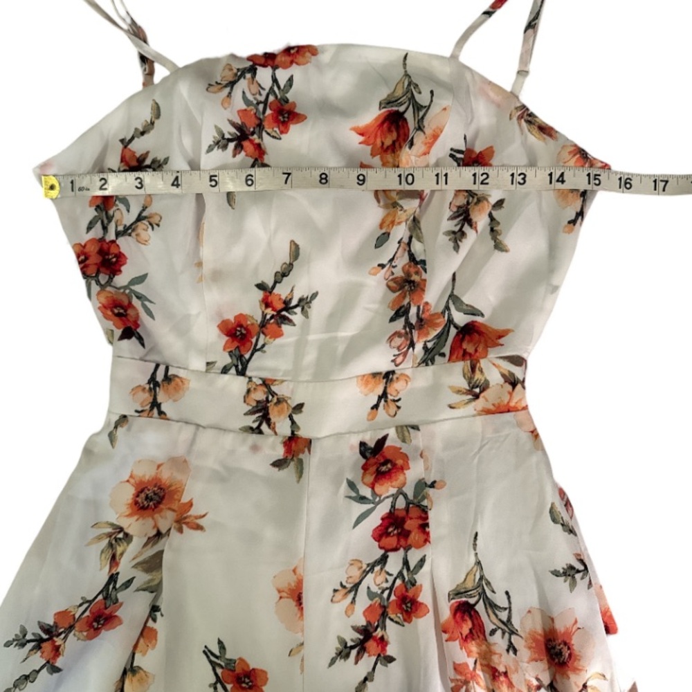 Floral Flair Jumpsuit (ivory) with pockets from NanaMacs/Wishlist Apparel SMALL - Picture 10 of 16